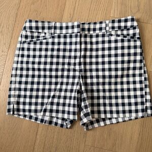 White House Black Market Gingham Shorts